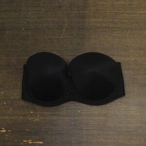 Vanity Fair Beauty Back Smoothing Underwire Strapless Bra Midnight Black 38D
